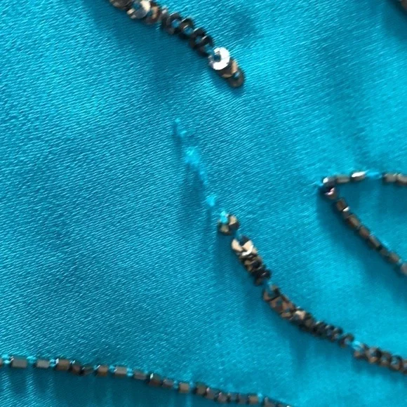 Sanctuary Pretty Blue Fancy Scallop Beaded Dress - Picture 8 of 8